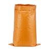 Bolsa tejida de plástico naranja al por mayor de fábrica, bolsa de piel de serpiente impermeable con película engrosada, bolsa tejida para empaque de residuos de construcción