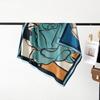 Bufanda de 90 cm Bufanda de Seda Imitación Primavera y Verano Nuevo Satén Camry Bufanda Cuadrada Grande Pañuelo para la Cabeza para Bolso de Mujer Bufanda de Seda Estampada Venta al por Mayor