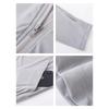 Ropa Protectora del Sol de Seda de Hielo Gris para Mujer en Verano, Versátil, Delgada, con Capucha, Casual, Fresca, Cómoda, Transpirable, Camisa Chaqueta Holgada Protectora del Sol