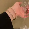 Pulsera Exquisita Extraíble con Circonita Microincrustada para Mujer, Lujo Ligero, Sensación de Alta Gama, Joyería de Mano Única Moderna y Versátil