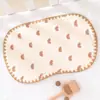Almofada de Nuvem para Recém-Nascidos, Almofada Plana para Bebê, Almofada para Bebê, Almofada de Nuvem de Gaze, Absorvente de Suor, Respirável, Paninho de Arroto Lavável à Máquina