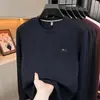 Sudadera Gruesa de Peso Pesado con Capa de Aire para Hombre, Nuevo Modelo Otoño 2026, Cuello Redondo, Estampado Casual, Sudadera Cómoda para Hombre como Capa Base