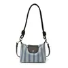 Bolsa feminina de nicho requintada e moderna 2026 nova moda bolsa transversal versátil, pequena bolsa de mão para sair, mini bolsa de chifre