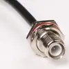 Conector RF coaxial parafuso externo furo interno porca fêmea anti-esmagamento conector de antena GPS cabeça fêmea hexagonal grande