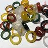 Fábrica venta al por mayor anillo de ágata colgante Jade regalo accesorios de joyería