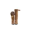 Temporada del Primer Encuentro: Una Bota, Tres Formas de Usar ~ Botas tipo Legging de Punta Fina para Mujer, Nuevo Otoño/Invierno 2026 Botas Largas con Tacón de Cuña Vintage