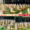 Decoración de Boda Tul Encriptado Dopamina Decoración de Evento Graduación Tul para Respaldo de Silla Taburete Pequeño Red de Boda Arreglo de Tul