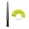 Varilla medidora de anillos de plástico HKUS 1-33, herramienta de detección de tamaño de dedo con código Harbour para anillos de medición de anillos Harbour