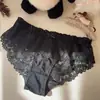 Amor e Caminhada ~ Rendas Francesas Sexy Românticas Roupa Íntima Puro Desejo Fina Respirável Cintura Baixa Cobertura do Quadril Calcinha Feminina