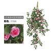 Duto de Ar Condicionado Cerca de Trepadeira Artificial Arranjo de Flores Pendurado na Parede Decoração de Porta Trepadeira Artificial Flor Botão de Chá Vitoriana de 6 Pétalas