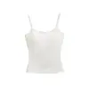 Top Camisola Sexy Estilo Puro Deseo 2025 Verano Adelgazante Correa Fina Ajuste a la Cintura para Mujer como Capa Base Interior