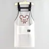 Delantal de TPU Moderno para Cocina, Delantal de Hombre con Texto Impreso, Ropa de Trabajo para Catering, Ropa de Trabajo Acuática, Impermeable y a Prueba de Aceite