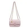 Bolso de Mujer Yuezi Bolso Nuevo Estilo Bolso Cruzado de Axila Nuevo Producto Estilo Francés Patrón de Diamantes para Viajes al Trabajo Cadena de Hombro Único Moda Gran Capacidad