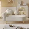 Mejora de apartamento pequeño: sofá otomana de almacenamiento, sillón reclinable estilo europeo, área de espera de tienda de ropa, sofá reposapiés moderno