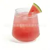 Vaso de Vino Rayado Famoso en Internet Transfronterizo de 13.5oz, Vaso Transparente de Plástico PET, Vaso Reutilizable para Cerveza de Mercado Nocturno