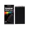 Lápis Arco-Íris Noteory Lápis Multicolorido para Desenho e Arte de Grafite Materiais de Arte Canetas Coloridas em Gradiente Desenhadas à Mão