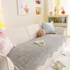 Cojín de Sofá de Chenilla de Color Sólido, Moderno Simple Antideslizante Lavable a Máquina, Manta de Sofá de Una Pieza Moderna Simple para Sala de Estar