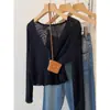 Cárdigan de punto fino color Manro Azul Menta con cuello en V, protector solar para mujer, prenda exterior de verano, chal para aire acondicionado, chaqueta corta