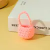 Mini Gorro Pequeño de Lana Tejida Bufanda Decorativa Navideña Falda Hecha a Mano Perro Hecho a Mano Ropa para Muñeca Suéter
