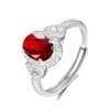 Anel de Peridoto Natural Prata Esterlina S925 Cravejado com Ametista Citrino Venda Quente Transfronteiriça Estilo Europeu e Americano Anel Aberto