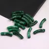 Contas Espaçadoras Acrílicas Curvas com Gradiente de Jade Sintético para Pulseira Colar DIY Feito à Mão Contas para Joias Materiais Acessórios