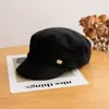 Sombrero de Ante de Ala Ancha Estilo Británico para Niñas, Versátil Gorra de Periodista, Elegante y a la Moda Gorra de Pico de Pato