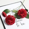 Flor de simulação fragrância escura hortênsia 3 arranjo de flores para auditório de casamento decoração de layout de flores para estrada palco flor artificial atacado