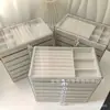 Caixa de Armazenamento de Joias de 7 Camadas Transfronteiriça Pet Caixa de Joias Tipo Gaveta Transparente Exibidor de Joias para Brincos Colares Caixa de Joias