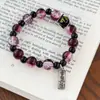 Popular Pulsera de Brazalete Cuchara Estilo Chino de Paz y Alegría, Estilo Bosque Lujo Ligero Nicho Regalo para Mejor Amiga o Novia