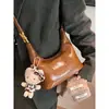 Bolso de Mano Retro de Piel Aceitada y Encerada de Gama Alta para Mujer 2026 Nuevo Moda Tendencia Versátil Bolso de Hombro Cruzado
