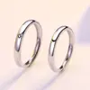 Anillos de Pareja Sol Luna Estrellas para Hombres y Mujeres Par Luna Estudiante Estilo Coreano Anillos a Juego Celebridad de Internet Regalo de San Valentín Estilo de Pareja