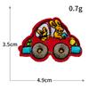 Promoção Imperdível Série de Carros de Desenho Bordado Computadorizado Bordado Termocolante Adesivos de Tecido Patch para Roupas Decoração de Bolsa Venda por Atacado