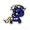 Serie de lindos unicornios de dibujos animados Parche plano de resina para horquilla con fondo blanco Accesorios de joyería DIY, 1Yc27845