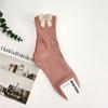 Calcetines Coreanos para Mujer con Lazo, Calcetines de Media Pantorrilla, Calcetines de Algodón Dongdaemun Vívidos Absorbentes del Sudor, Estilo Lindo para Chicas de Campus