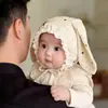 Chapéu de Bebê Estilo Coreano Primavera/Outono Protege a Moleira Touca para Cabeça Chapéu de Corte para Bebês Meninas Recém-Nascidos À Prova de Vento Inverno