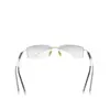 Gafas de titanio puro ultraligeras con montura al aire cortada en diamante y varillas de alambre dorado para hombre, de prescripción, para miopía, anti luz azul, color sándalo