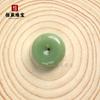Venta al por mayor de fábrica de alta imitación de piedra de jade Hetian de Xinjiang, colgante con hebilla de seguridad de jaspe de jade blanco, suministro en vivo, regalos de jade