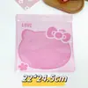 Saco Auto-selante de Gatinho Desenho Animado Saco Selante Rosa Transparente Estilo Menina Saco de Embalagem Coração Doce para Cartões e Acessórios