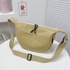 Nova Bolsa Transversal Casual da Moda Feminina Versátil Bolsa de Ombro Casual Popular no Instagram Bolsa de Peito de Lona Presente Publicitário