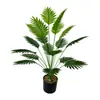 Planta Verde Artificial Fresca y Sencilla Estilo Nórdico Transfronterizo Planta Biónica Hojas Falsas Girasol Decoración de Patio Exterior