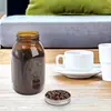 Botella Mason Transfronteriza de 32 oz 86 mm Tanque de Fermentación para Pepinillos 70 mm Tarro para Mermelada Té Granos de Café Té Tarro Mason Ámbar
