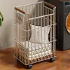 Cesta de ropa sucia, para el hogar, dormitorio, móvil, para guardar ropa sucia, juguetes y organizar calcetines y otros artículos en el baño