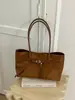 Bolso Tote Grande de Capacidad, Nuevo para Otoño/Invierno 2025, Bolso de Hombro Estilo Nicho Maillard, Bolso de Mano de Gama Alta