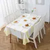 Mantel Rectangular Cuadros de Peva Impermeable y Resistente a Manchas para Puestos, Creando una Atmósfera Acogedora, Mantel de Plástico para Mesa de Comedor, Impermeable y a Prueba de Aceite