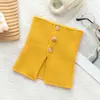 Bufanda de Cuello Falso con Botones de Punto para Mujer Primavera Otoño Invierno Decoración de Suéter Cuello Falso Versátil para Suéter