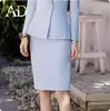 AD Traje profesional de alta gama para mujer ropa de otoño chaqueta de traje pequeña de un botón para ir al trabajo ropa de trabajo lugar de trabajo pantalón de dos piezas
