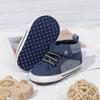 Zapatos populares de otoño e invierno de caña alta para niños pequeños con correa de PU, suela suave antideslizante, zapatos de bebé, zapatos de bebé, zapatos de bebé