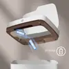 Nuevo Cubo de Basura de Año Nuevo para Baño del Hogar con Carga Táctil sin Contacto Sandwich Cubo de Basura Inteligente Cubo de Basura