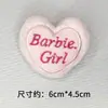 Fofa boneca de desenho animado rosa tamanho amor brinquedo de pelúcia boneca boneca bolsa broche acessórios de vestuário