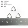 Apertura y Cierre de Hebilla Triangular Gancho de Hierro Acero Inoxidable Llavero Joyería Muñeca Hebilla Colgante para Muñeca Accesorios de Joyería DIY